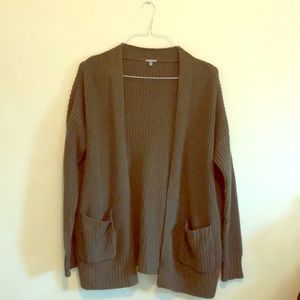 Open cardigan